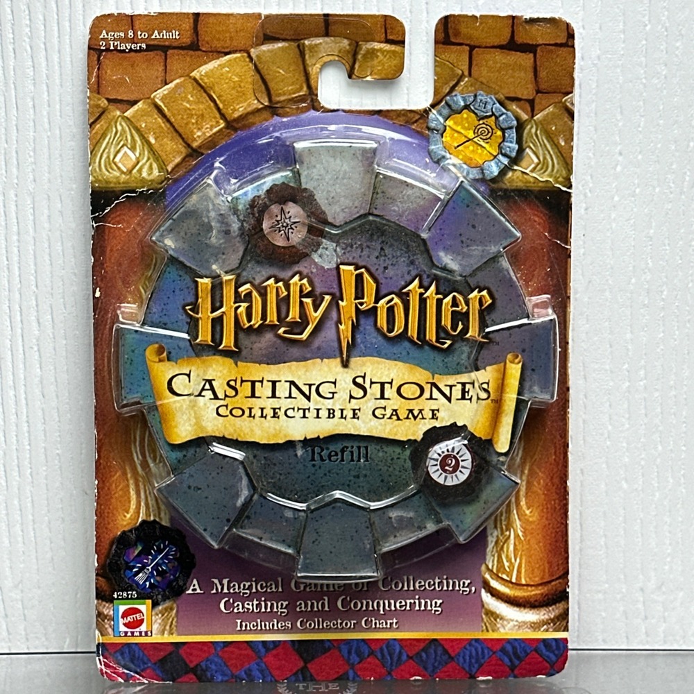 Mattel Harry Potter Casting Stones Collectible Game Refill Pack 42875 2001